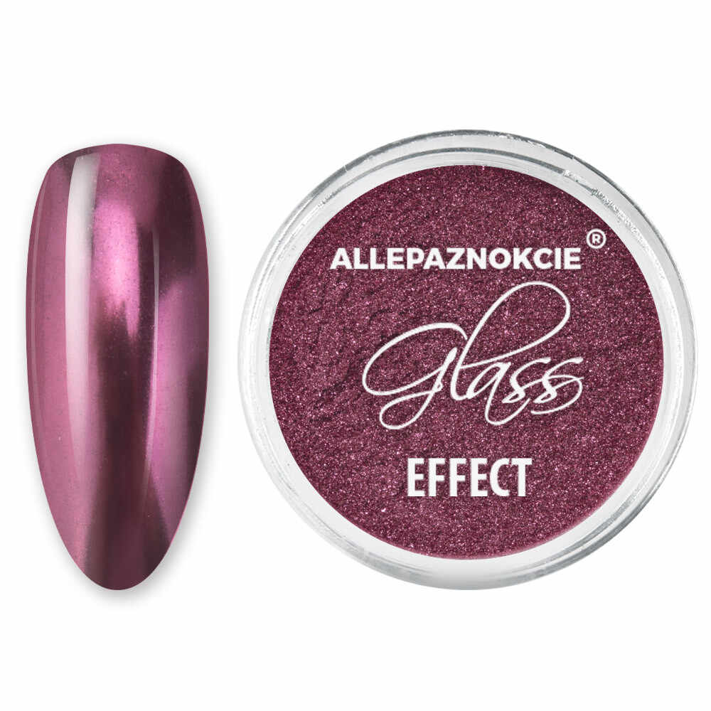 Pigment efect oglinda glass effect Allepaznokcie- 04 - PEO-GE01