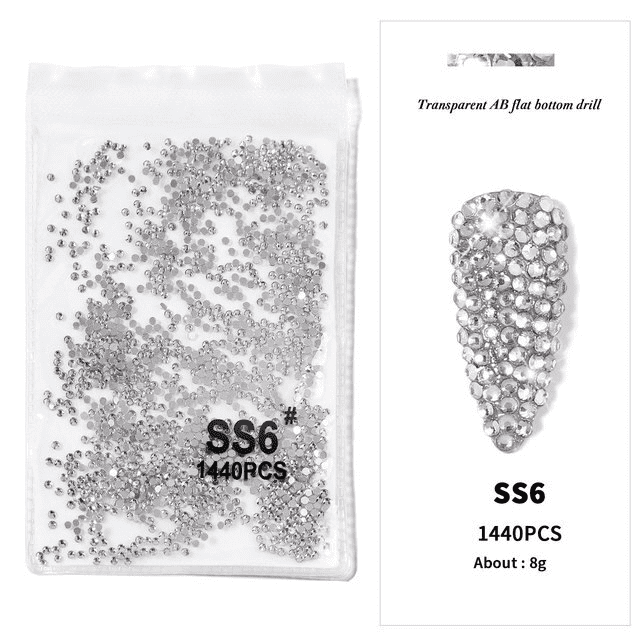 Cristale swarovski silver marime ss6 set 1440buc - silver-ss5