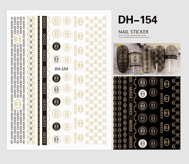 Sticker decor unghii DH-154 - DH-152