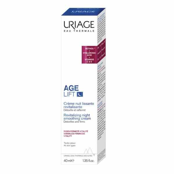 Crema detox revitalizanta de noapte Uriage Age Lift, 40 ml
