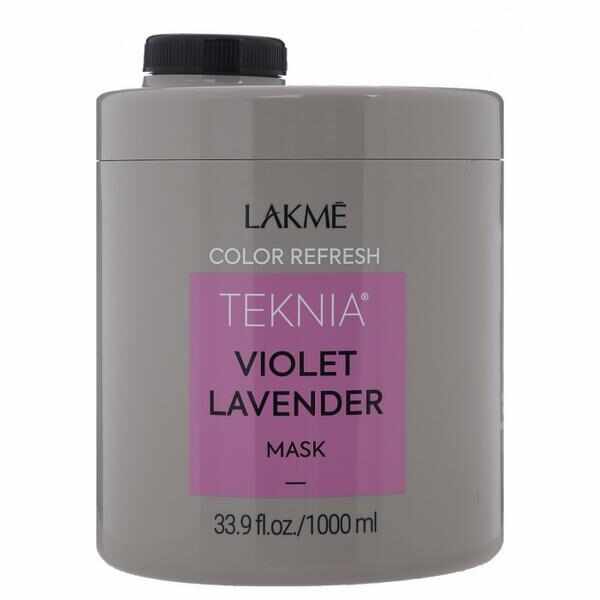 Masca coloranta cu pigment violet, Lakme Teknia, Refresh Violet Lavender Treatment, 1000ml