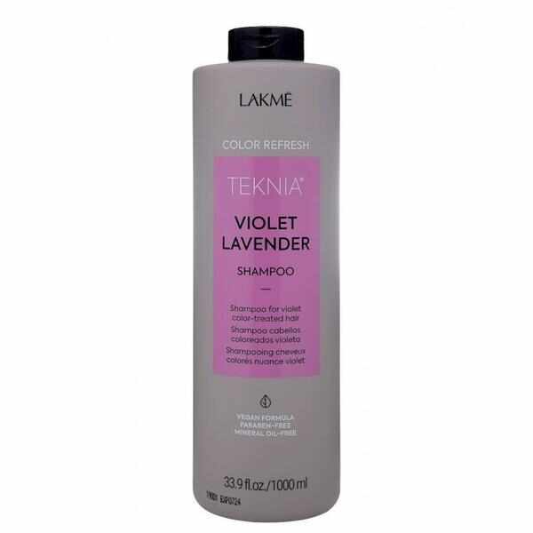 Sampon colorant cu pigment violet, Lakme Teknia, Refresh Violet Lavender Shampoo, 1000ml