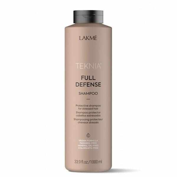 Sampon pentru par sensibilizat, Lakme Teknia, Full Defense Shampoo, 1000ml