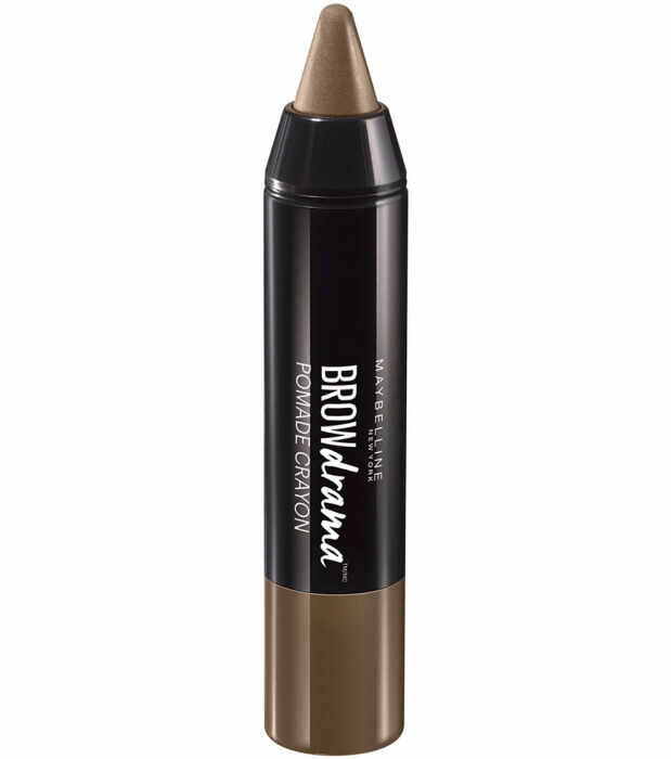 Creion pentru sprancene Maybelline New York BROW Drama Pomade Crayon, Medium Brown