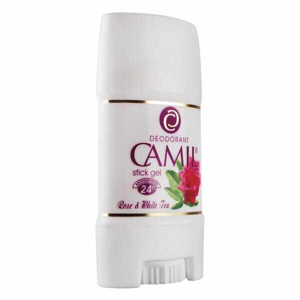Deodorant Stick Gel cu Aroma Trandafiri Camil Spa SuperFinish, 65 g