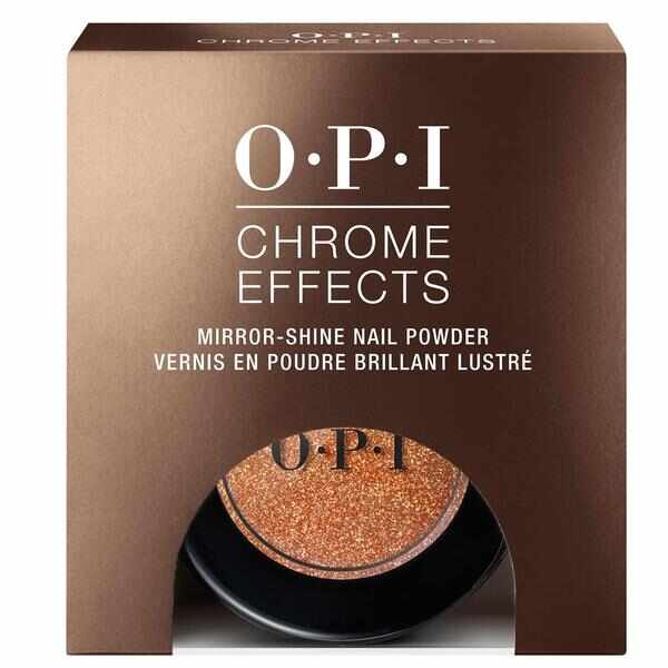 Pudra pentru Unghii cu Stralucire de Oglinda OPI - OPI Chrome Effects Mirror Shine Nail Powder Bronzed by the Sun, 3 g