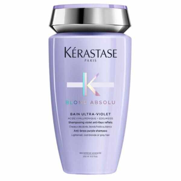 Sampon Violet pentru Neutralizarea Tonurilor Galbene - Kerastase Blond Absolu Bain Ultra-Violet Anti-Brass Purple Shampoo, 250ml