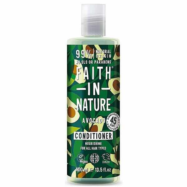 Balsam Hidratant cu Avocado pentru Toate Tipurile de Par Faith in Nature, 400 ml