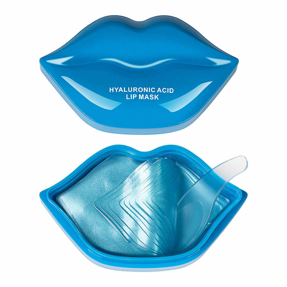 Masca pentru buze Kiss Beauty Hialuronic Acid Lip Mask, 20 buc