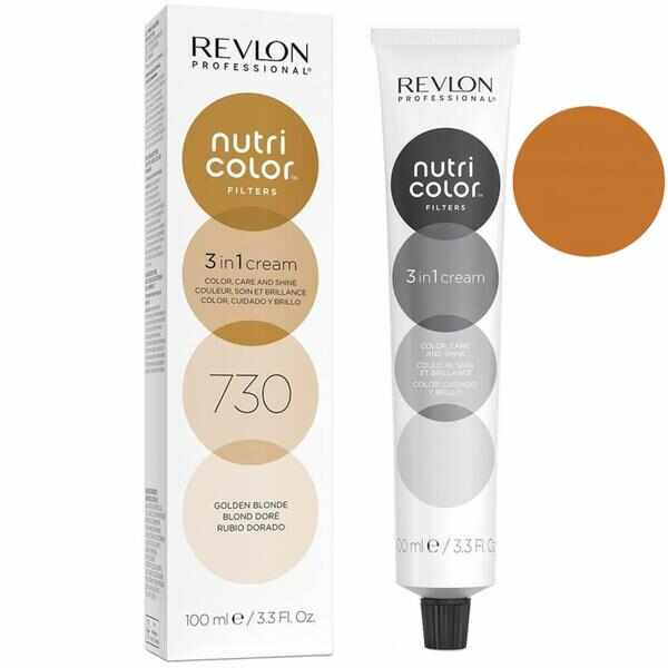 Nuantator de culoare - Revlon Professional Nutri Color Filters nuanta 730 Blond Auriu, 100 ml