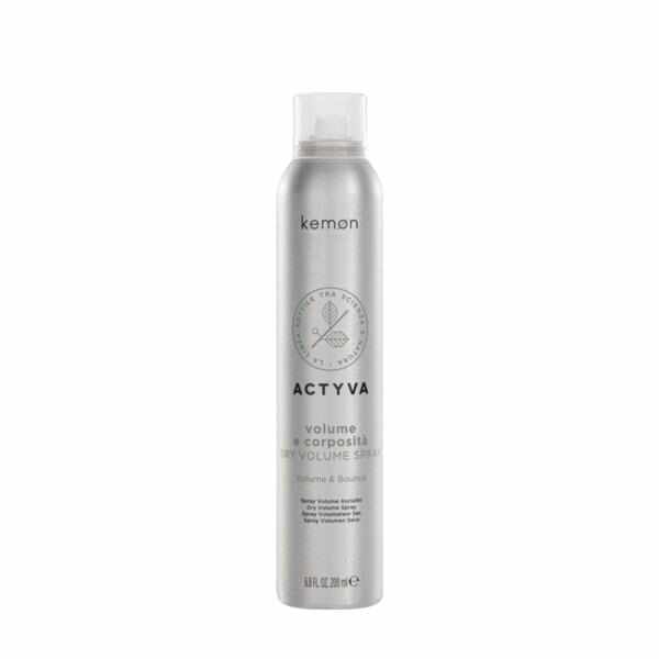 Spray Uscat pentru Volum - Kemon Actyva Volume e Corposità Dry Spray Velian, 200 ml