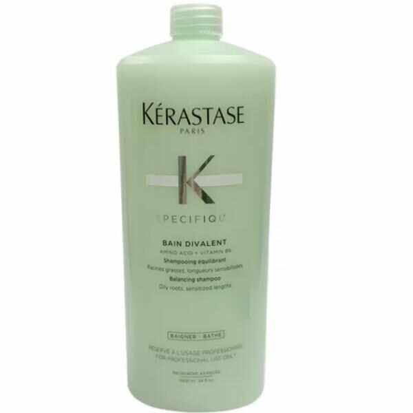 Sampon pentru Par si Scalp Gras - Kerastase Specifique Bain Divalent Balancing Shampoo, 1000 ml