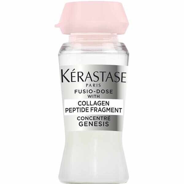 Tratament Concentrat pentru Par Slabit - Kerastase Fusio-Dose With Collagen Peptide Fragment Concentre Genesis, 10 x 12 ml