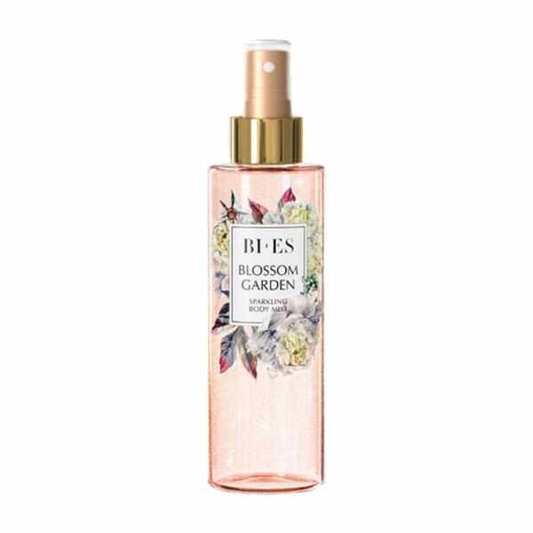 Spray de Corp cu Efect de Stralucire Blossom Garden Bi-Es Sparkling Body Mist, 200 ml
