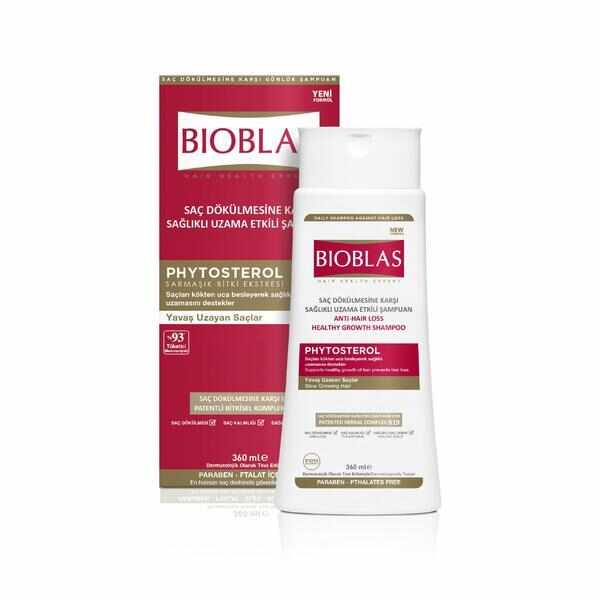Sampon anticădere Bioblas fitosterol pentru creștere sănătoasă, 360 ml