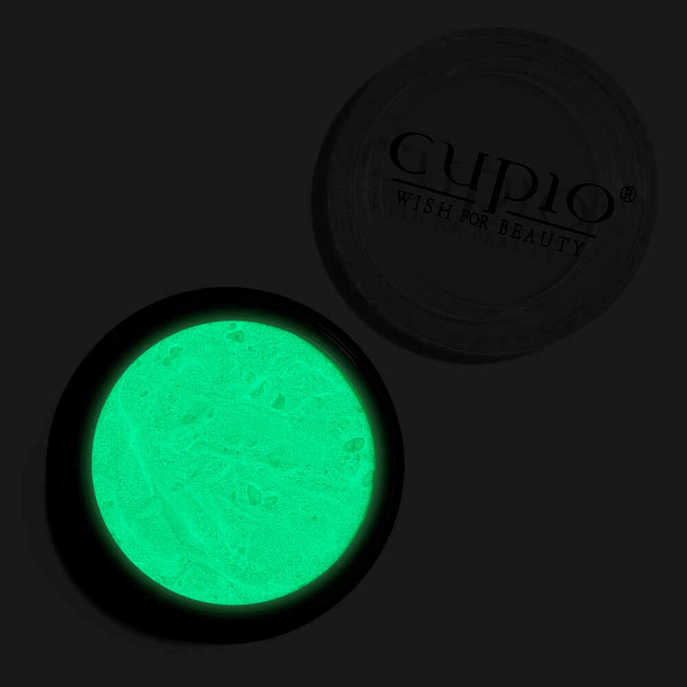 Pigment de unghii Night Glow Premium Verde