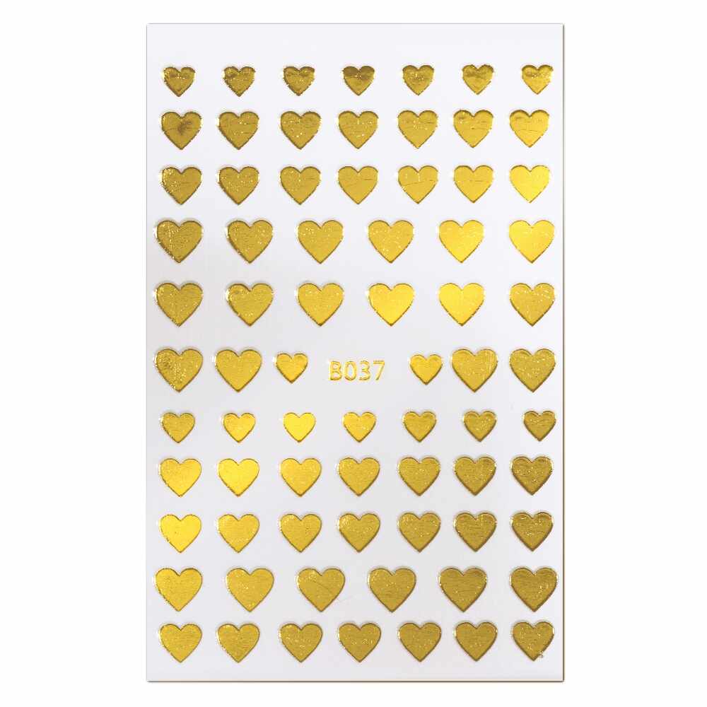 Abtibild unghii Love B037 Gold