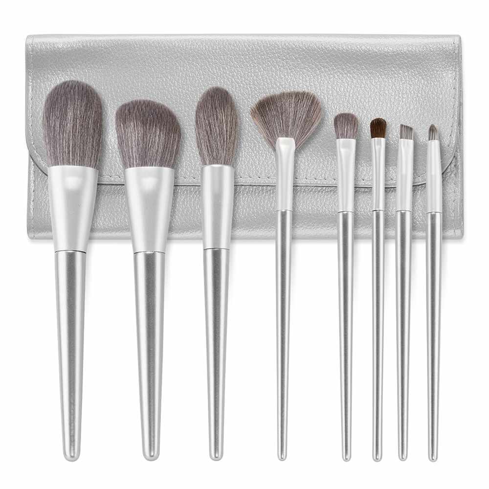Pensule make-up Silver Beauty set 8