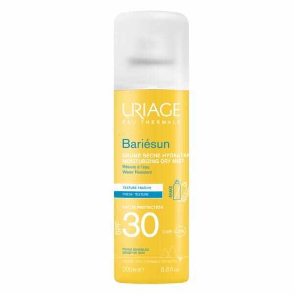 Spray uscat pentru protectie solara cu SPF 30 Bariesun, Uriage, 200 ml