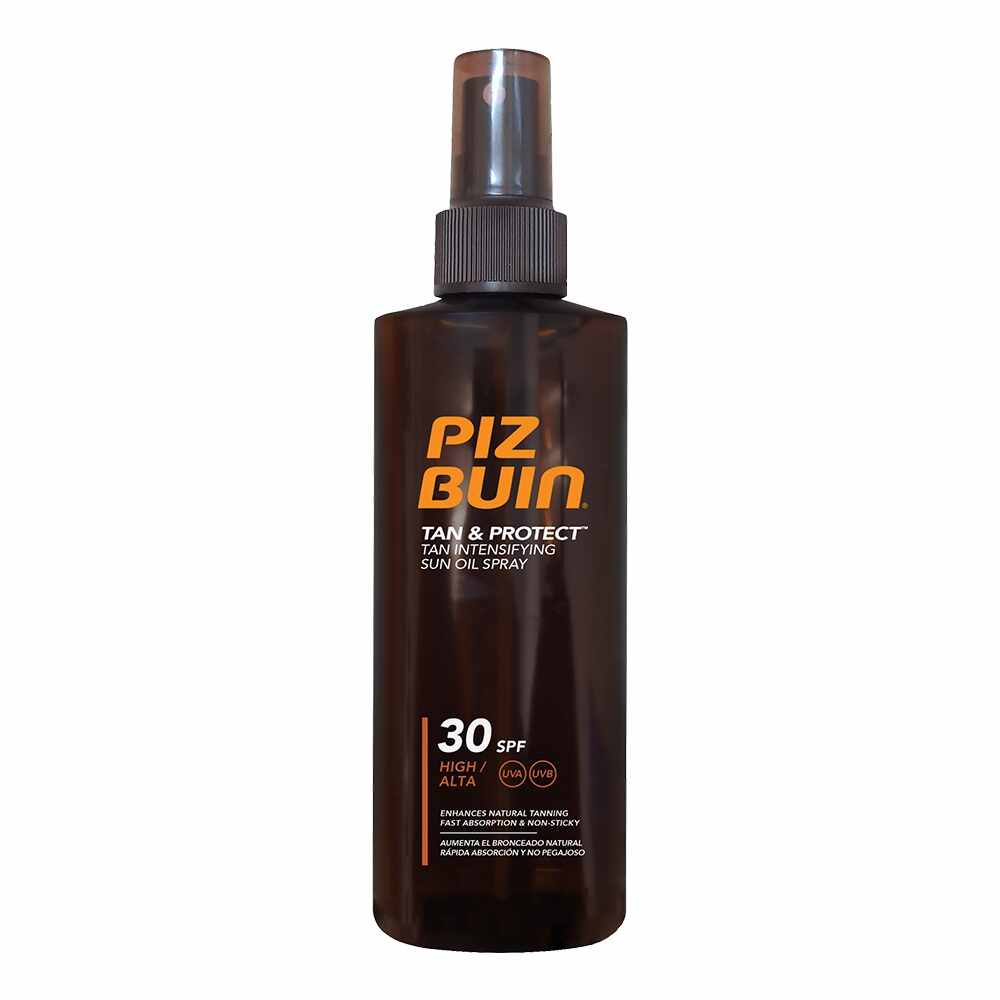 Lotiune pentru bronzare accelerata SPF 30 Tan & Protect Piz Buin
