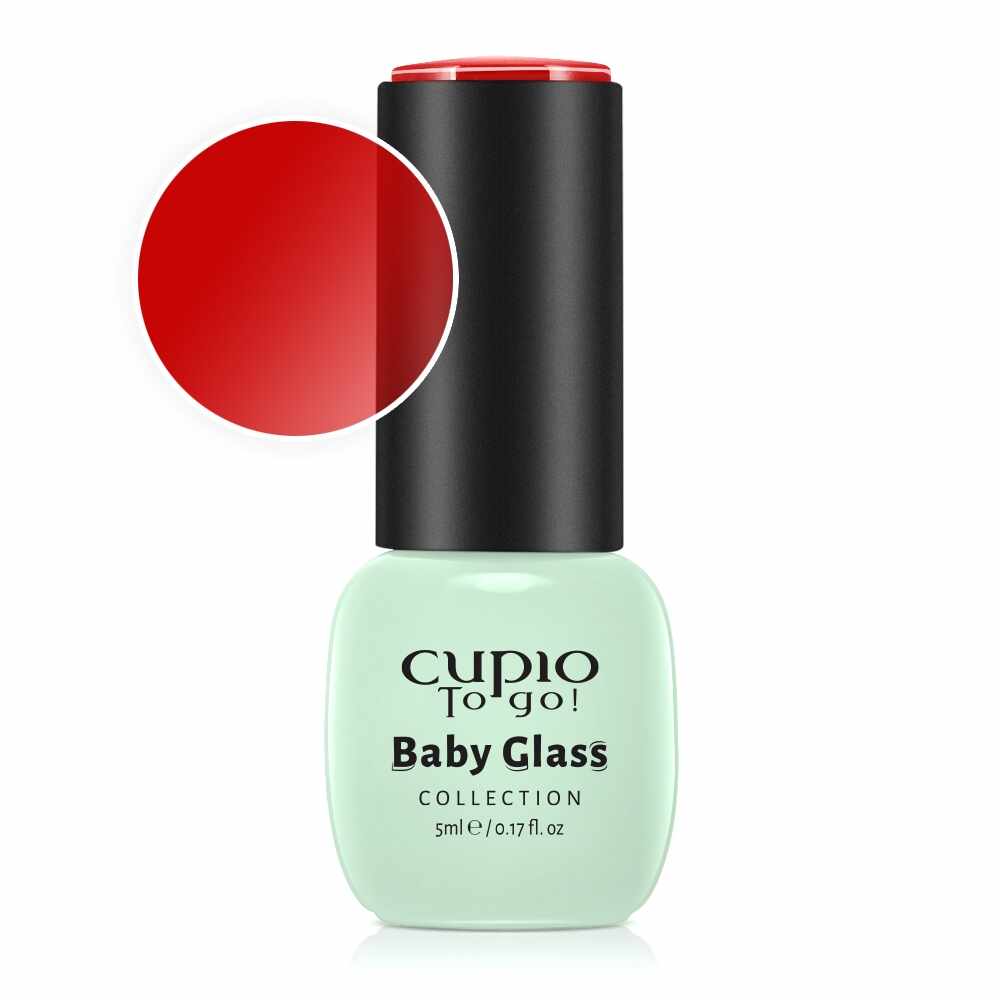 Oja semipermanenta Baby Glass Collection - Luminous Red 5ml