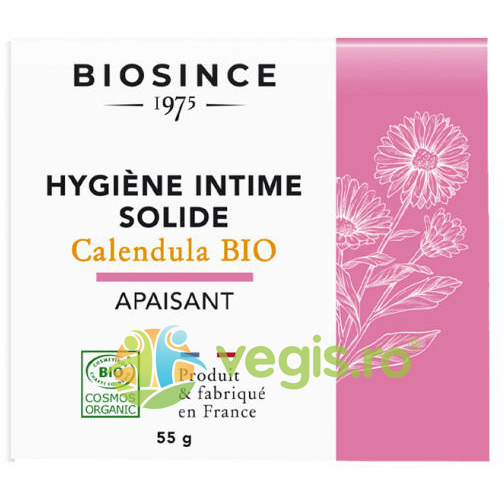 Baton Hidratant pentru Igiena Intima cu Apa de Trandafiri Bio 55g