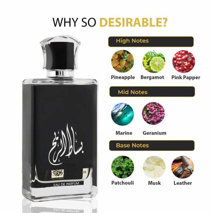 Parfum Basat Al Reeh, Rihanah, apa de parfum 100 ml, femei