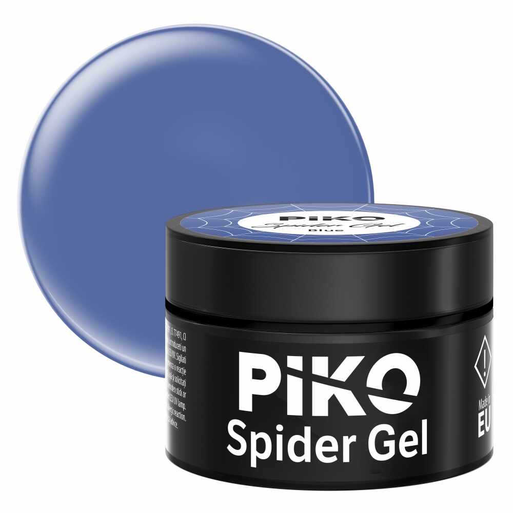 Gel de unghii PIKO spider gel albastru