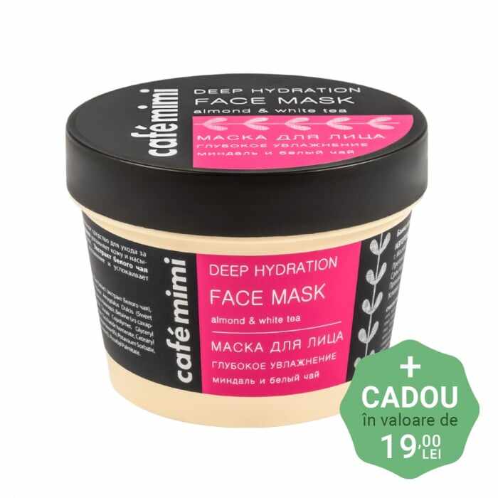 Masca de fata lichida hidratanta Cafe Mimi Face Mask Deep Hydration cu extracte naturale 110ml