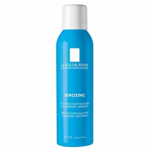Spray calmant pentru ten iritat si gras cu sulfat de zinc Serozinc, La Roche-Posay, 150 ml