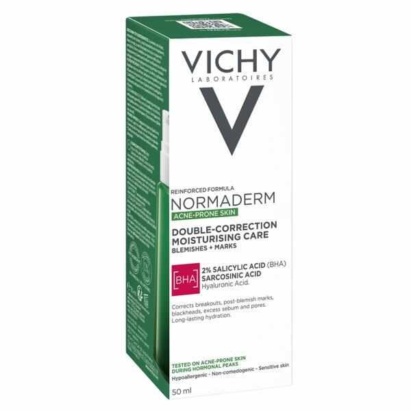 Crema de fata pentru ten cu tendinta acneica Normaderm, Vichy, 50 ml