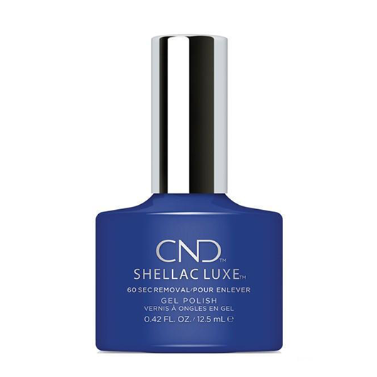 Lac unghii semipermanent CND Shellac Luxe Blue Eyeshadow 12.5 ml