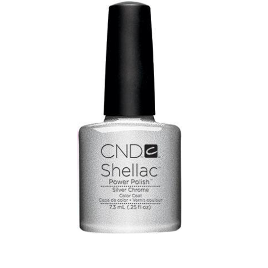 Lac unghii semipermanent CND Shellac Silver Chrome 7.3ml