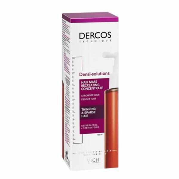 Tratament pentru parul subtire si slabit cu efect de densificare Dercos Densi-Solutions, Vichy, 100 ml