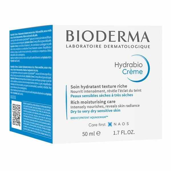Crema hidratanta pentru piele sensibila si uscata Hydrabio, Bioderma, 50 ml
