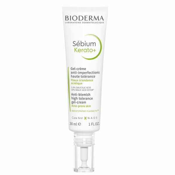 Gel crema anti-imperfectiuni Sebium Kerato+, Bioderma, 30 ml