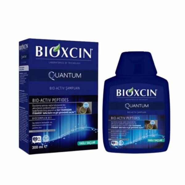 Samponul Bioxcin Quantum anti cadere a parului gras 300 ml