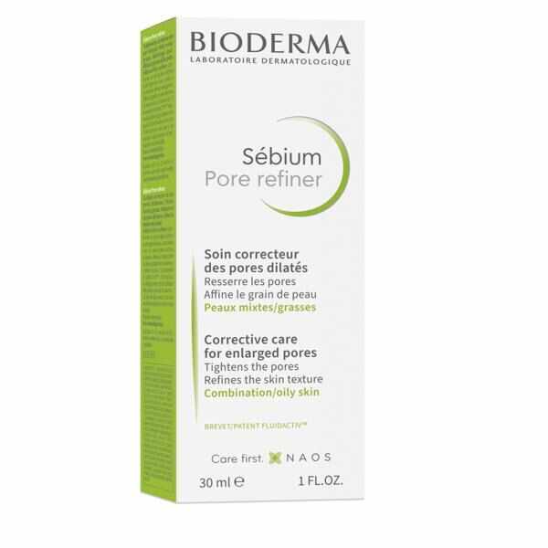 Concentrat corector pentru pori dilatati Sebium Pore Refiner, Bioderma, 30 ml