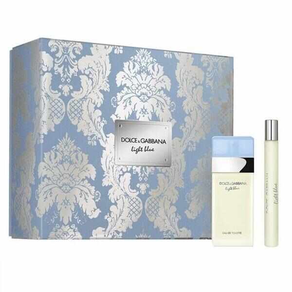 Set cadou Dolce&Gabbana Light Blue For Her Eau de toilette 25ml + Travel spray 10ml