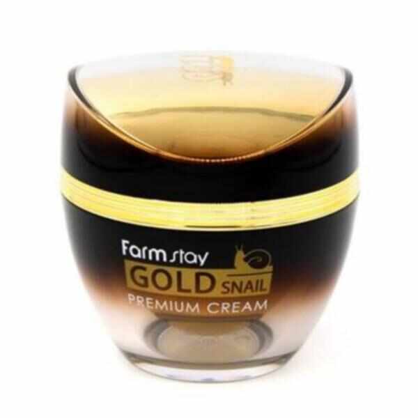 Crema Hranitoare Farmstay Gold Snail Premium Cream, 50 ml
