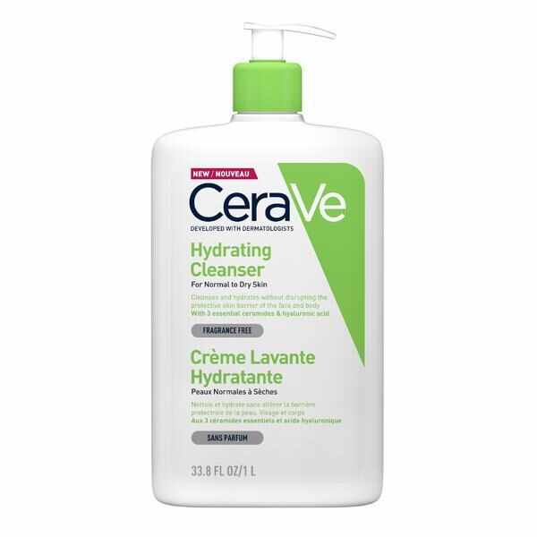 Gel de spalare hidratant pentru piele normal-uscata, CeraVe, 1000 ml
