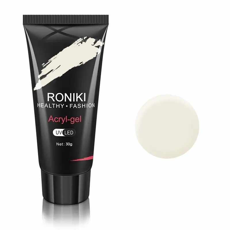 Acryl Gel Roniki 30g - Milky White 012