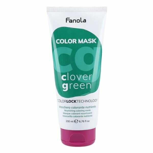 Masca Coloranta Fanola - Color Mask Clover Green, 200 ml