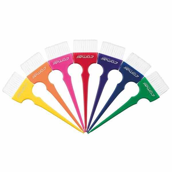 Set perii colorate cu peri scurti pentru suvite,balayage,vopsire,mese Rainbow Comair Professional