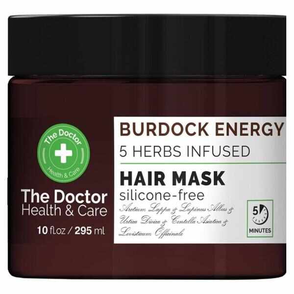 Masca Anticadere The Doctor Health & Care - Burdock Energy 5 Herbs Infused, 295 ml