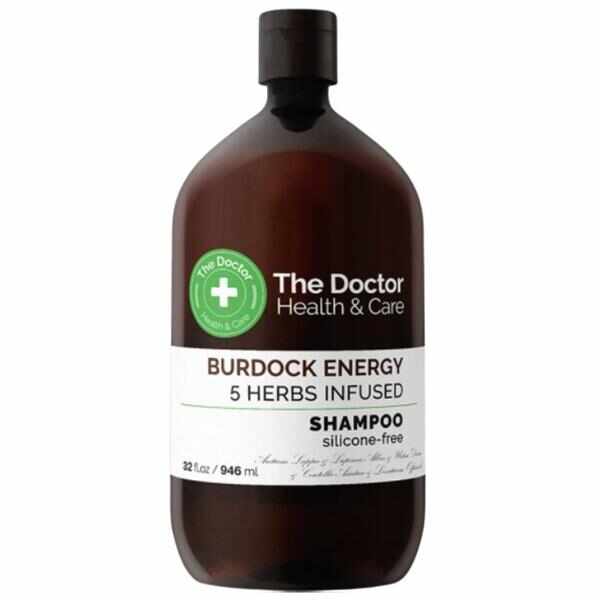 Sampon Anticadere - The Doctor Health & Care Burdock Energy 5 Herbs Infused, 946 ml