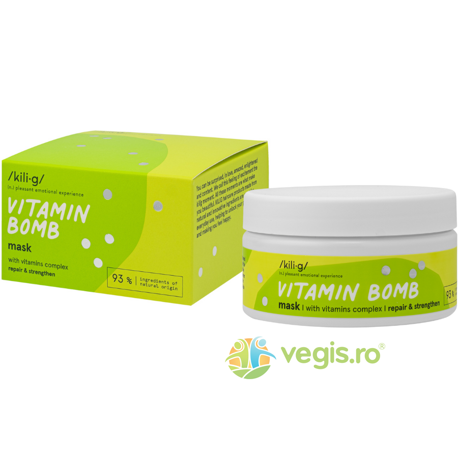 Masca Reparatoare pentru Par cu Complex de Vitamine Vitamin Bomb 200ml