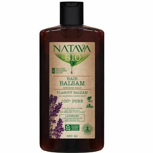 Balsam de par cu extract de lavanda, Bio, Natava, 250 ml
