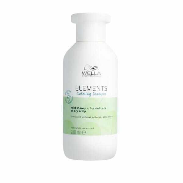 Sampon Vegan pentru Scalp Uscat si Sensibil - Wella Professionals Elements Calming Shampoo, varianta 2023, 250 ml