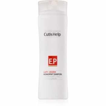 CutisHelp Health Care P.E. - Dandruff - Eczema șampon din cânepă pentru semne de eczeme si matreata